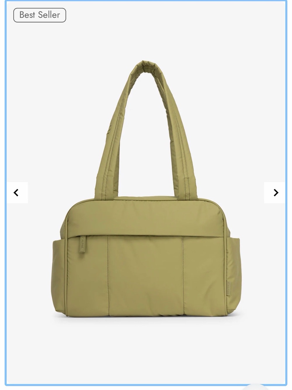 NWT Calpak Luka Mini Duffle in Pistschio